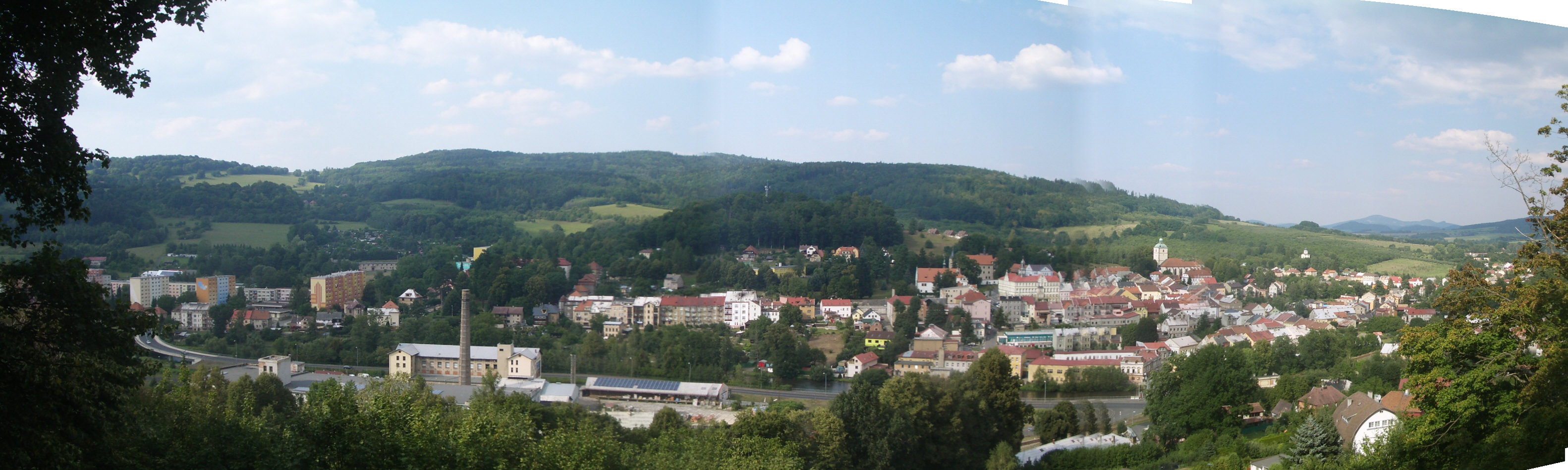 Panorama Benešov nad Ploučnicí 
