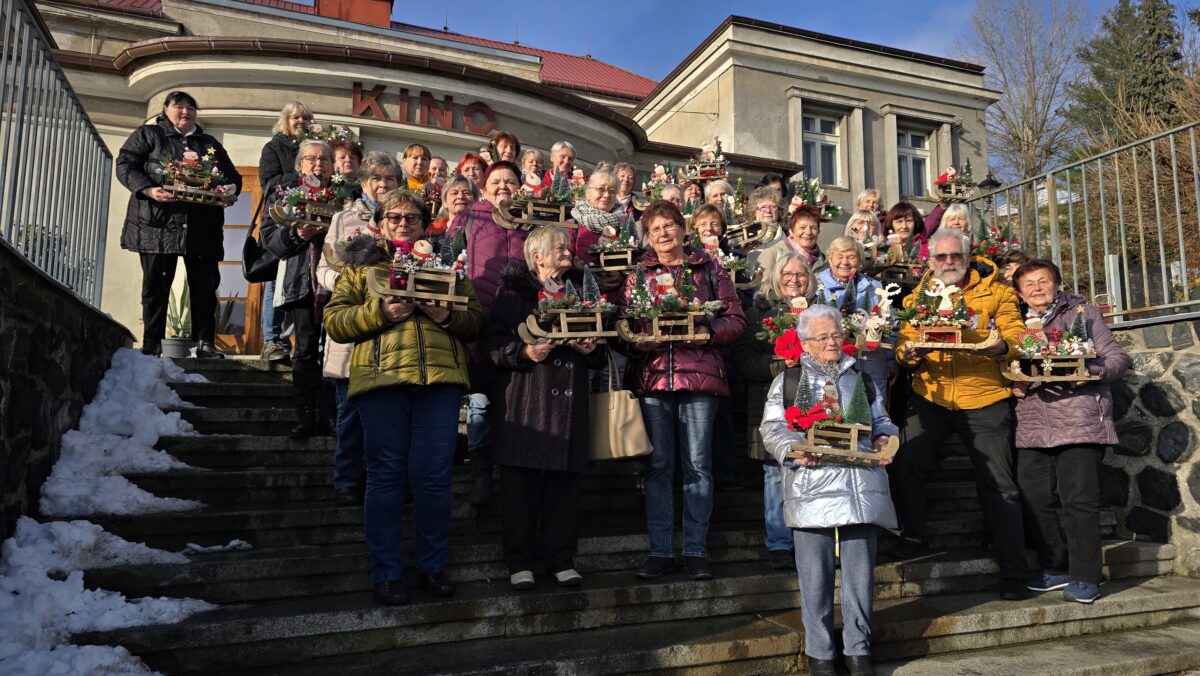 Weihnachtsbasteln in Benesov